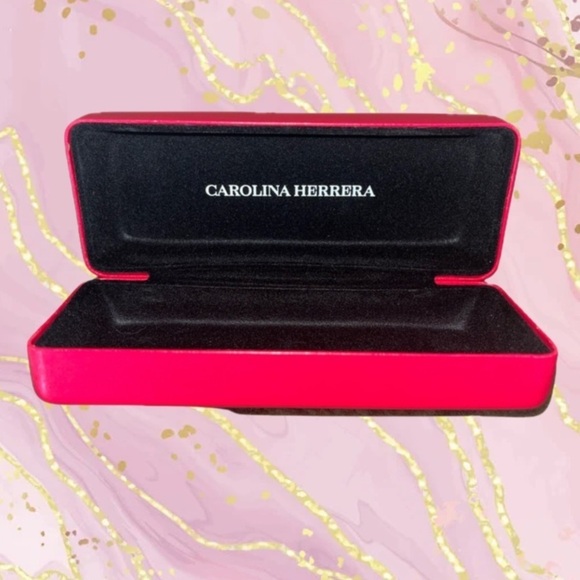 Carolina Herrera Accessories - Carolina Herrera Women's Eyeglass Hard Shell Case, Red